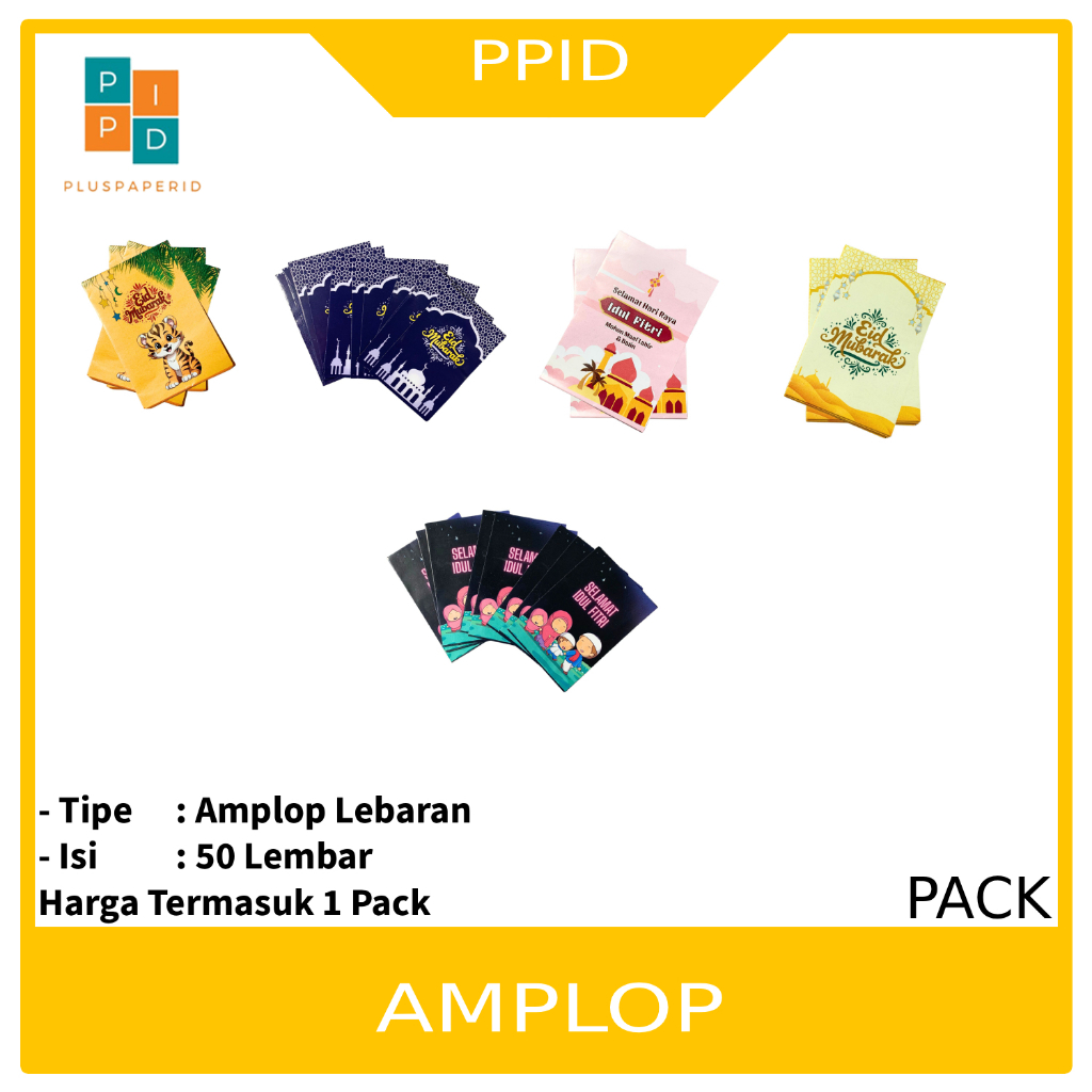 Amplop Thr Lebaran Minimalis Desain Simpel Dan Elegan - Amplop Lebaran 2026 Aesthetic - Amplop