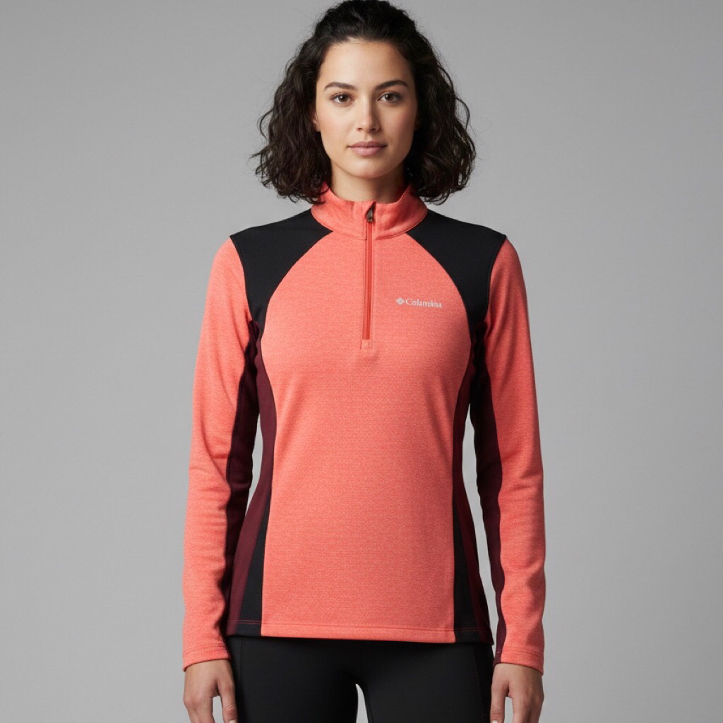 Kaos Outdoor Polo Shirt Wanita  COLUMBiA Omni Wick 60x45 Preloved