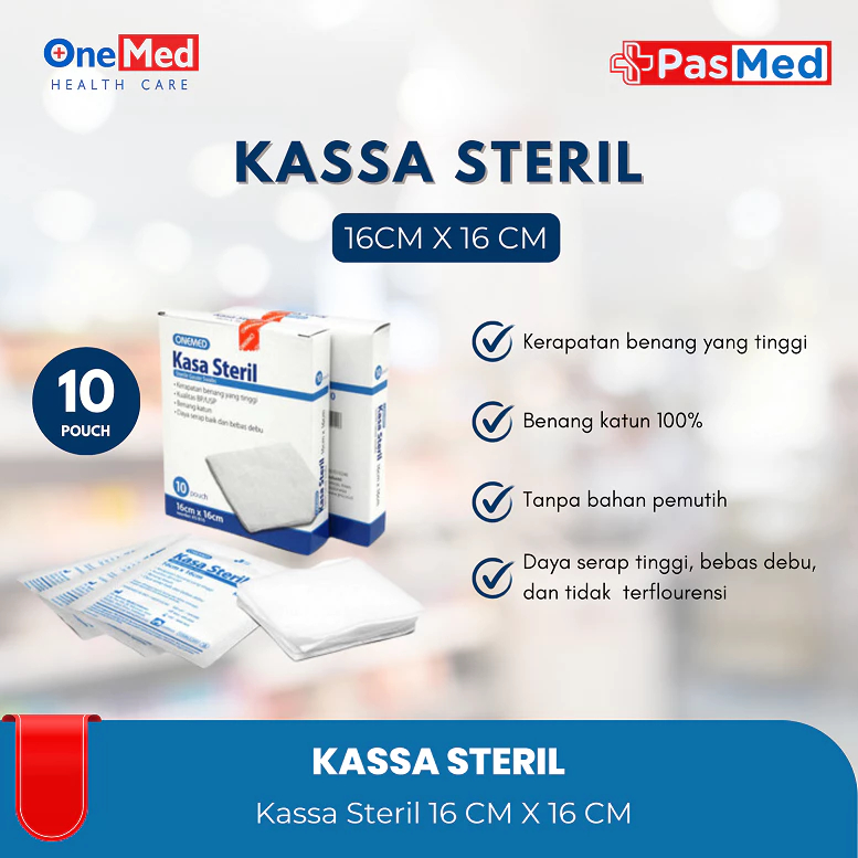 ONEMED | KASSA STERIL 16X16CM | PASMED