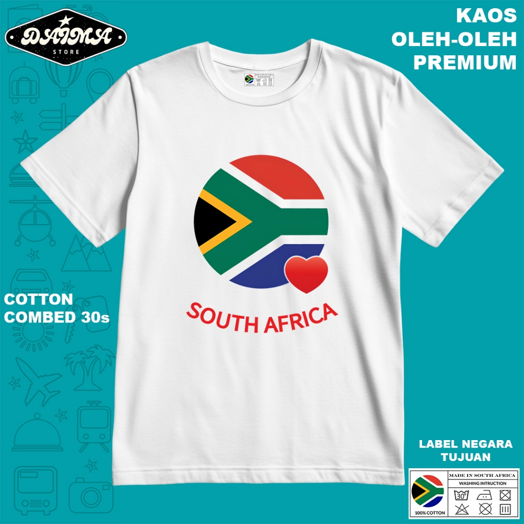 KAOS OLEH OLEH AFRIKA 20 PAKAI TAG LABEL AFRIKA ASLI BAJU SOUVENIR PREMIUM GIFT