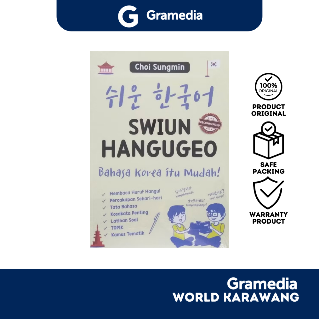 Gramedia Karawang - Buku Referensi - Swiun Hangugeo: Bahasa Korea Itu Mudah - Choi Sungmin