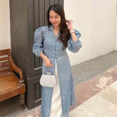 NESSA DRESS ORGANZA Squerra Outer Dress