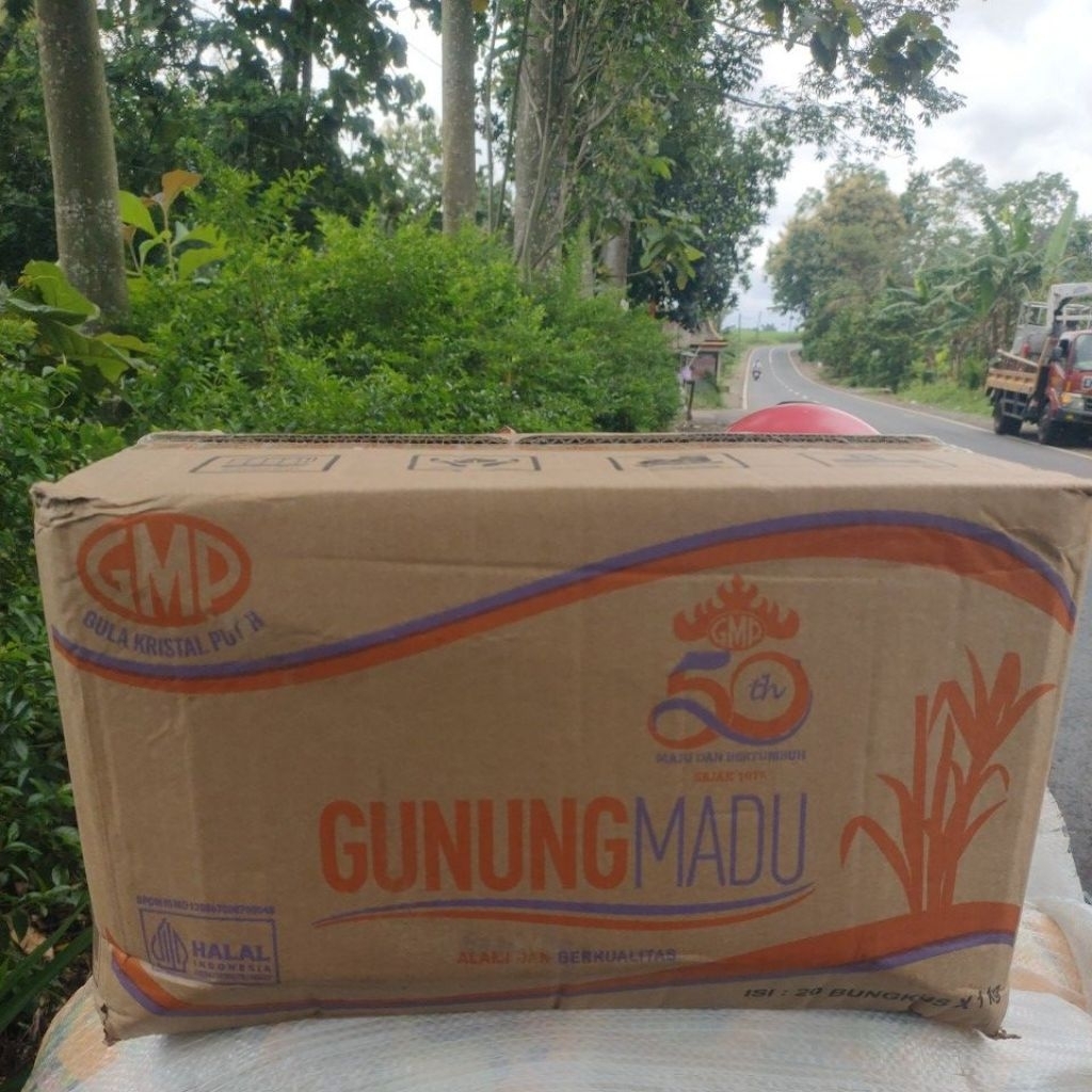 Gula Pasir GMP 1 Karton isi 20 Bungkus x 1 Kg - Berkualitas Tinggi dan Praktis untuk Penggunaan Seha
