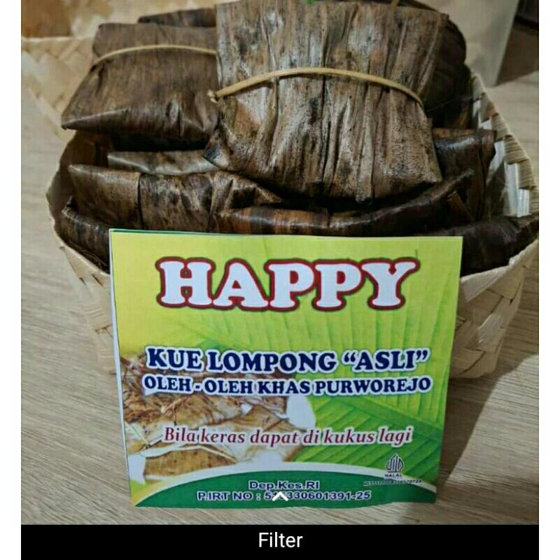 Kue Lompong Kue Lompong Happy Makanan Khas Purworejo Kue Lompong 1 Besek isi 10 Biji Kue Lompong Isi