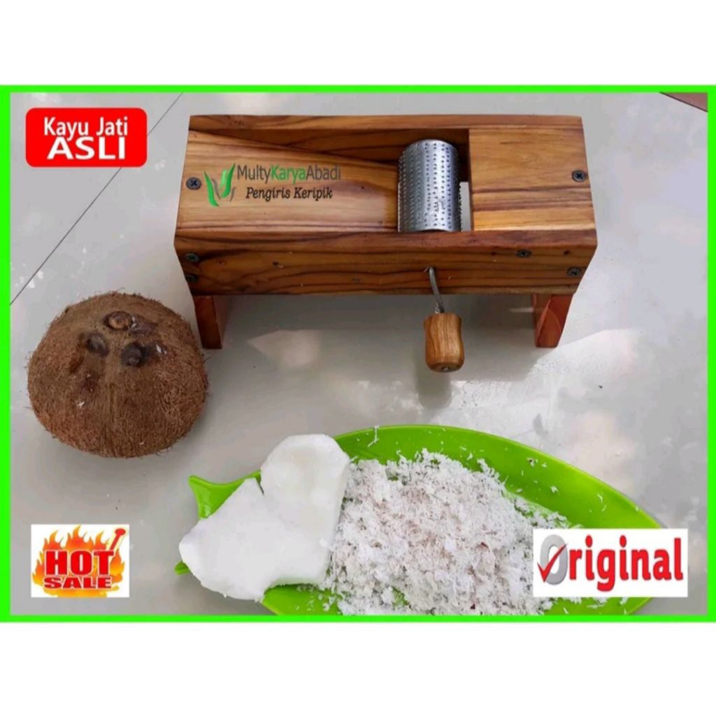Parutan kelapa manual kayu jati asli parutan kelapa manual parutan kelapa kayu parutan kelapa putar