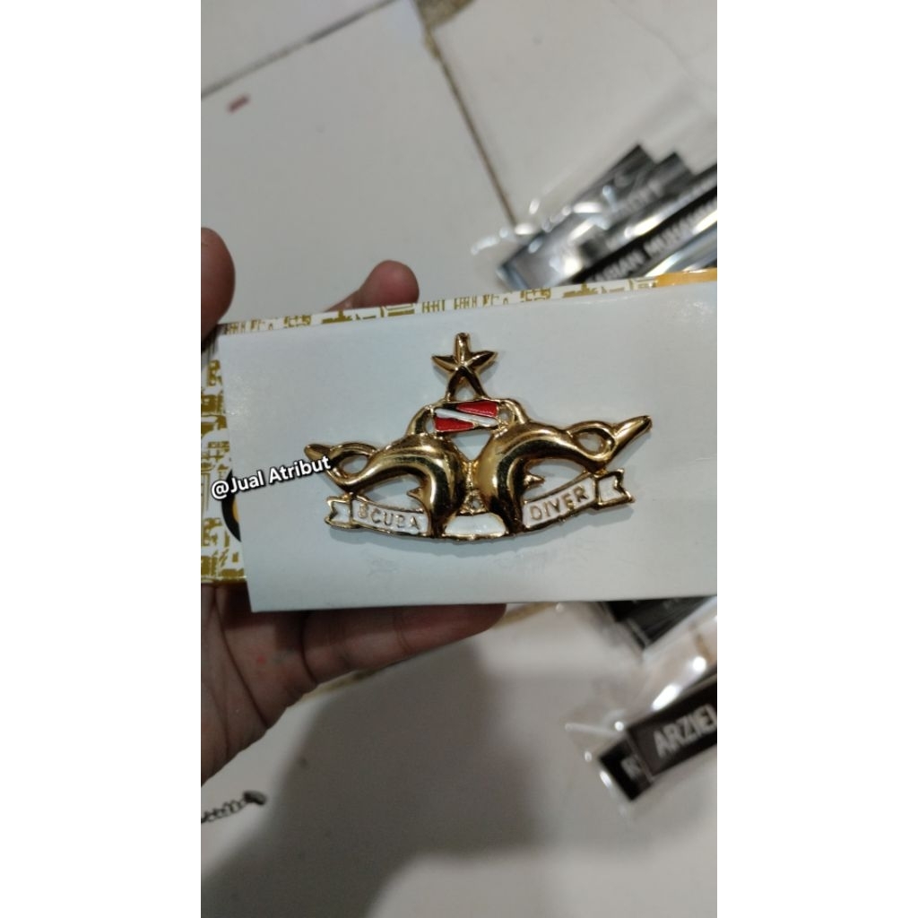 Brevet wing pin Scuba Diver exclusive