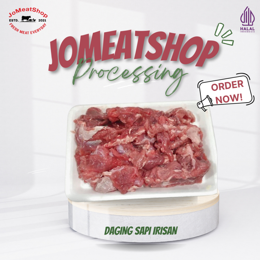 JomeatShop I Daging tetelan sapi trimming beef slice sop rawon  I 500gr & 1kg