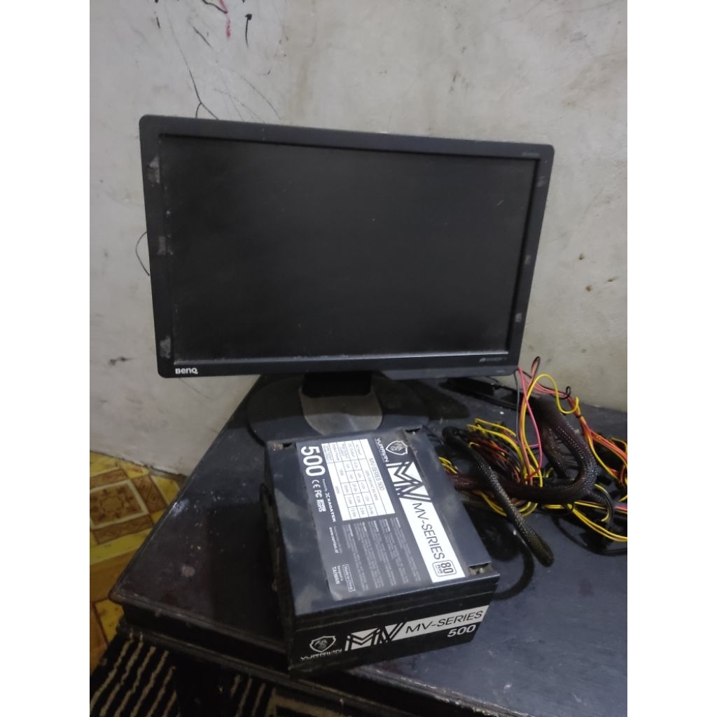 Psu 500w 80+/Monitor 14/16 inc kira kira