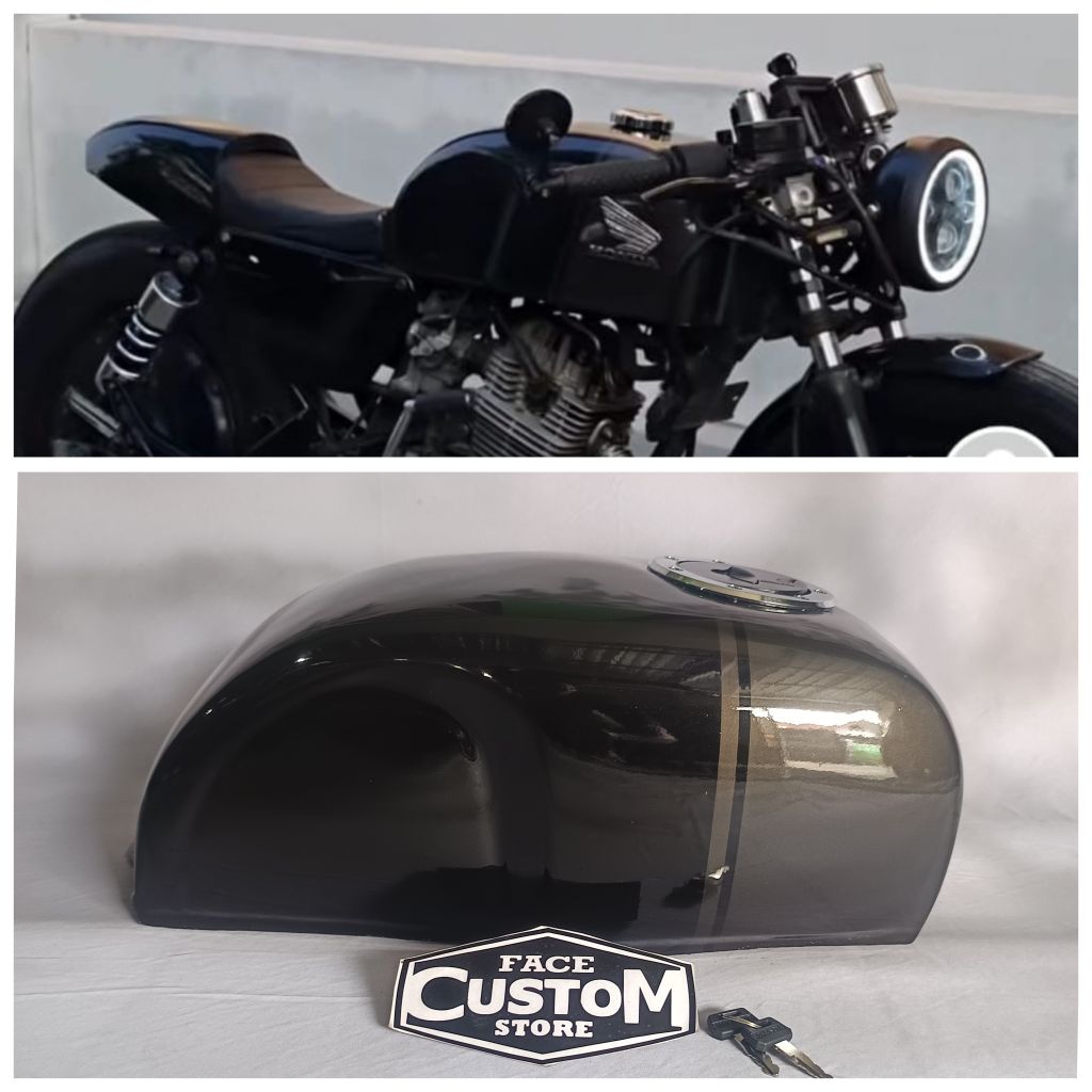 Tangki Japstyle Tangki Motor Costom Japstyle Bratstyle Bratcafe Caferacer Bobber Tiger Megapro Byson