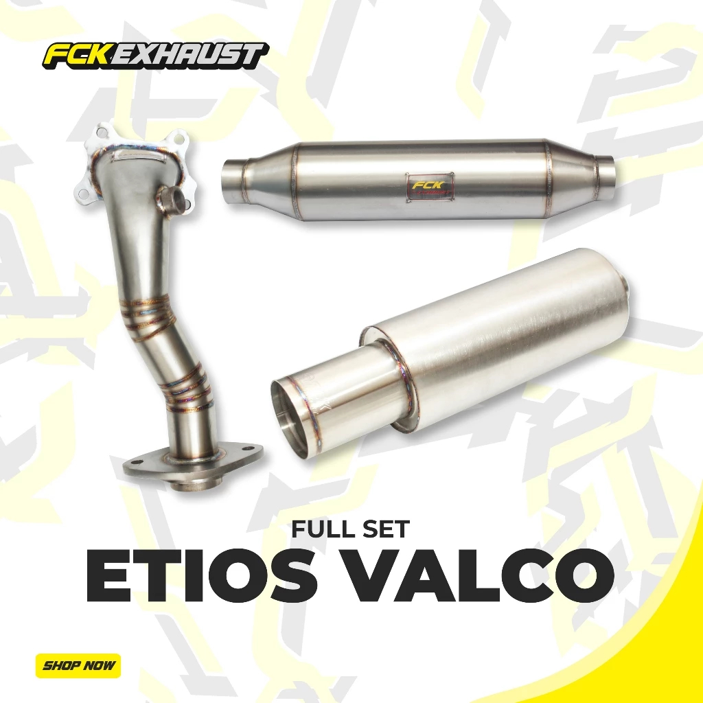 FCK Full System Toyota Etios Valco Knalpot Mobil