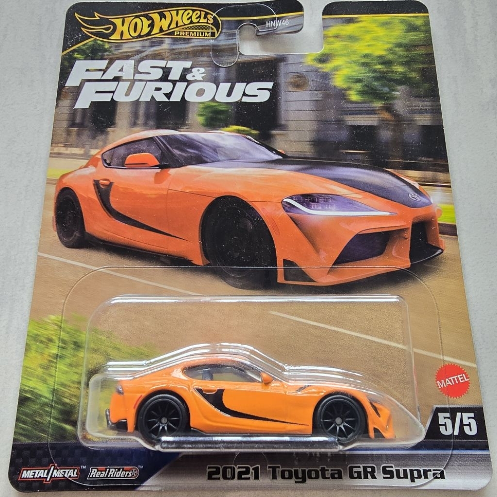 Hot Wheels Premium 2021 Toyota GR Supra - Hot Wheels Fast & Furious