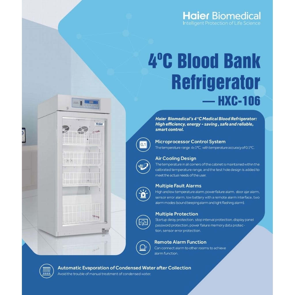 BLOOD BANK REFRIGERATOR HXC-106