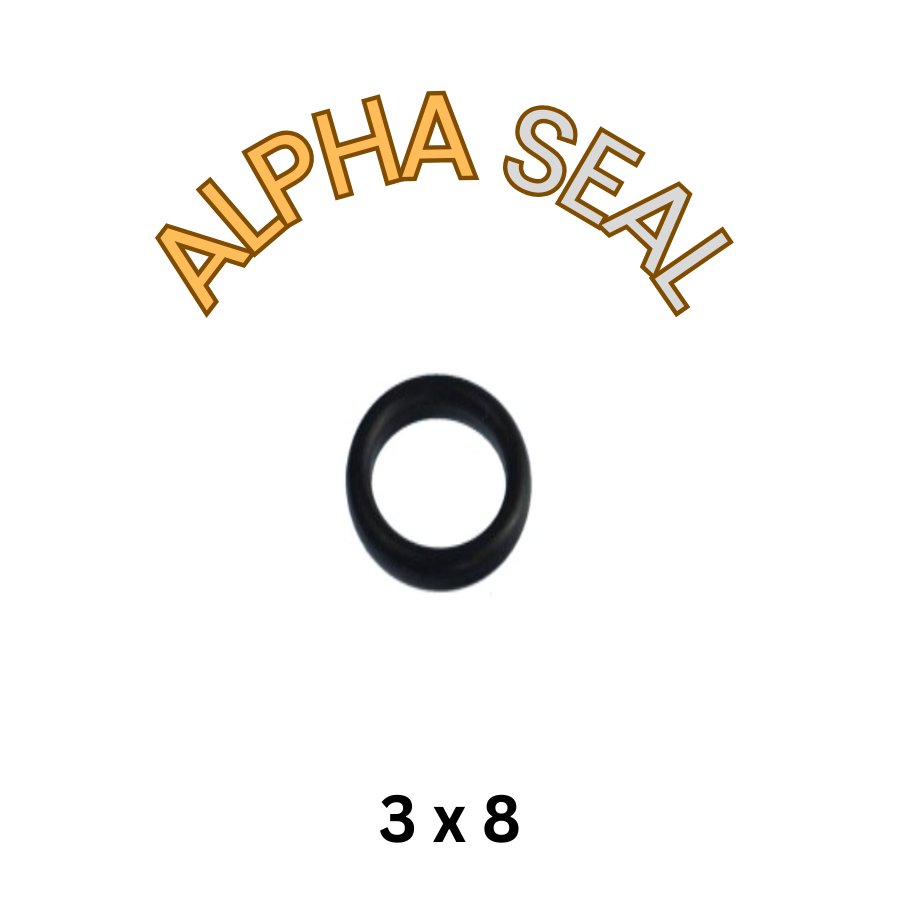O-Ring ORING 3x8 / ORING 3mmx8mm / ORING 3 x 8 / ORING 3 mm x 8mm / ORING Tebal 3mm x ID 8mm FKM / V