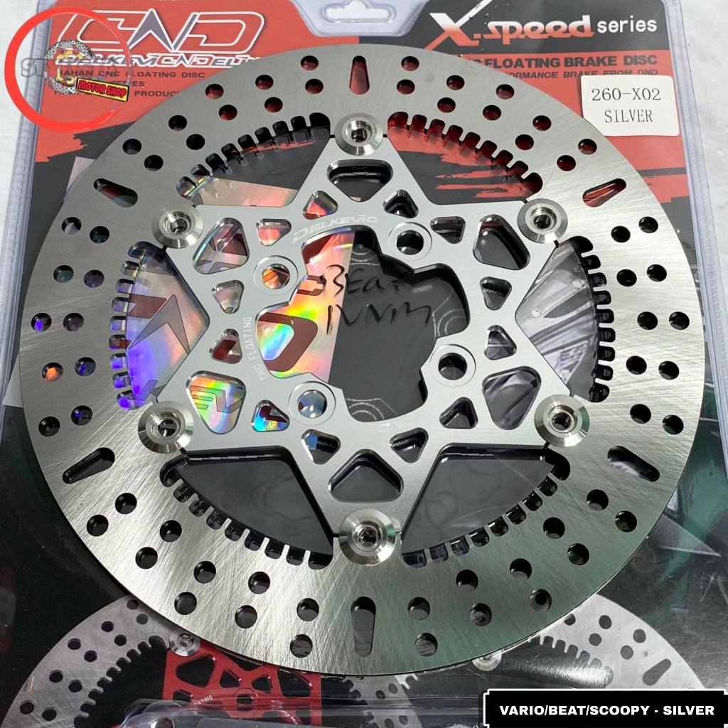 PIRINGAN CAKRAM DEPAN DELKEVIC FLOATING 260MM CUP RACE / X SPEED SERIES VARIO 110 125 150 OLD LED / 