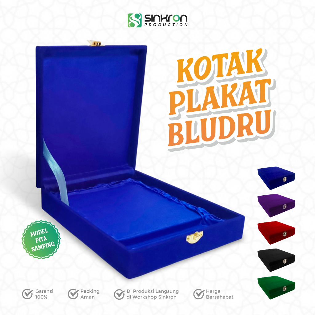 Box plakat kotak plakat bludru