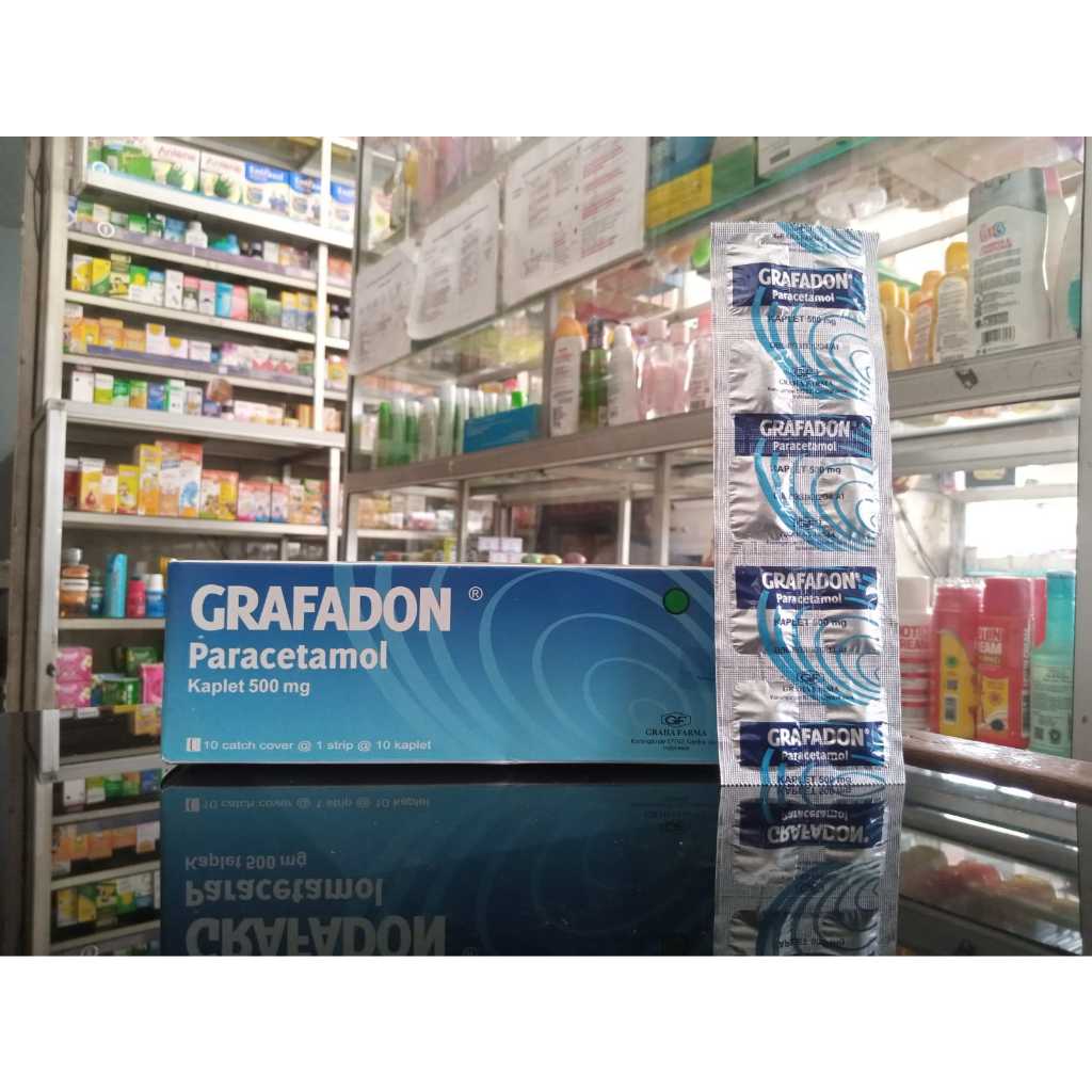 GRAFADON TABLET 1 STRIP @10 TABLET grafadon paracetamol 500 mg