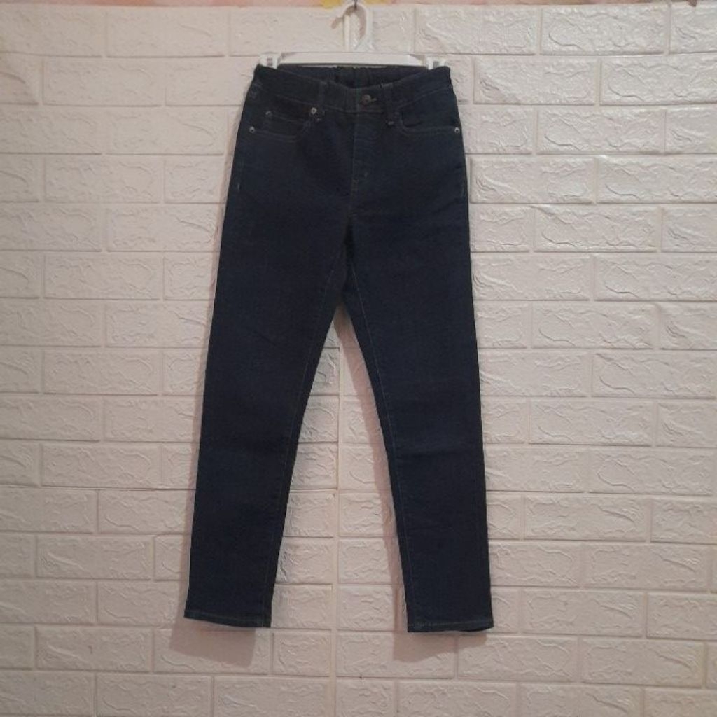 Celana jeans remaja UNIQLO navy size 150/LP 64 P 88