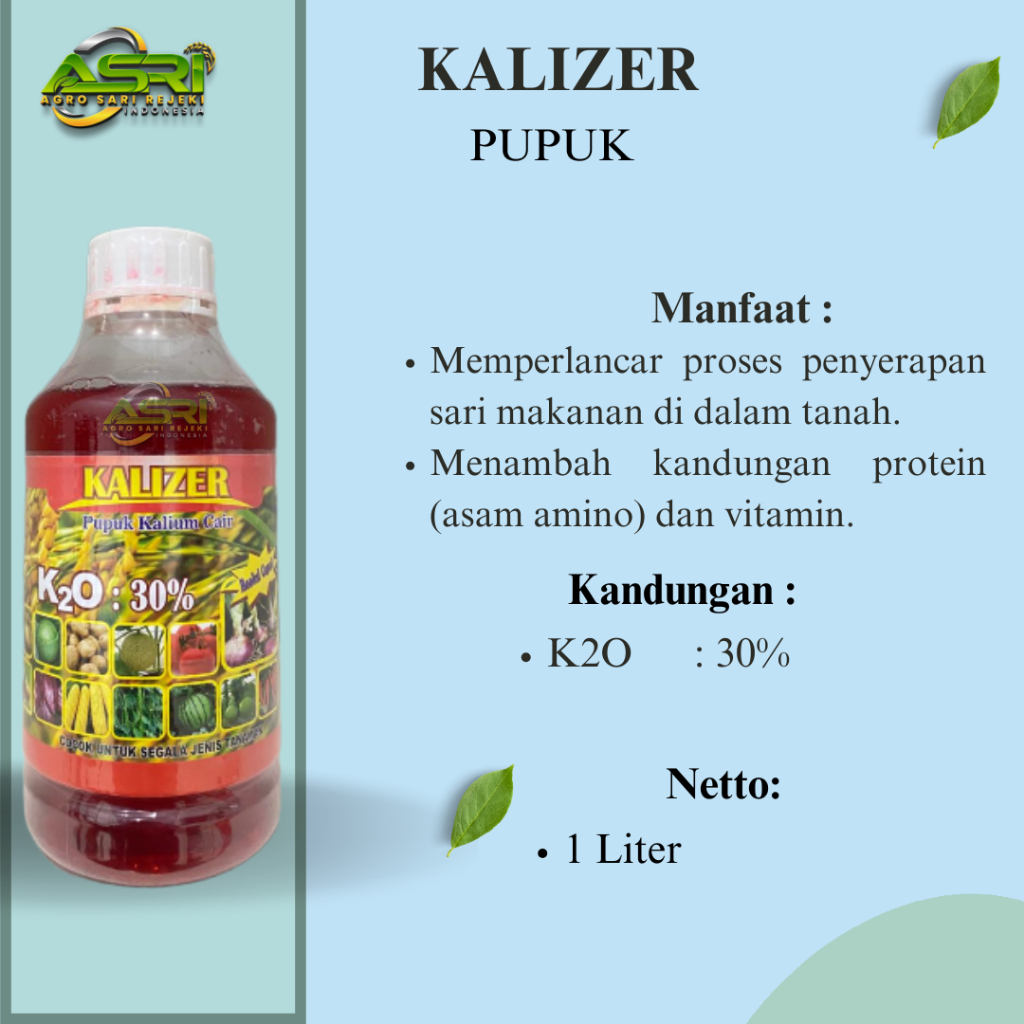 KALIZER 1000ML PUPUK KALIUM CAIR