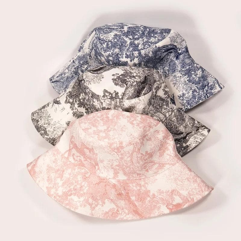 READY STOCK SAF - NANDA CD bucket hat woman premium / korean bucket hat / topi bucket pria wanita / 