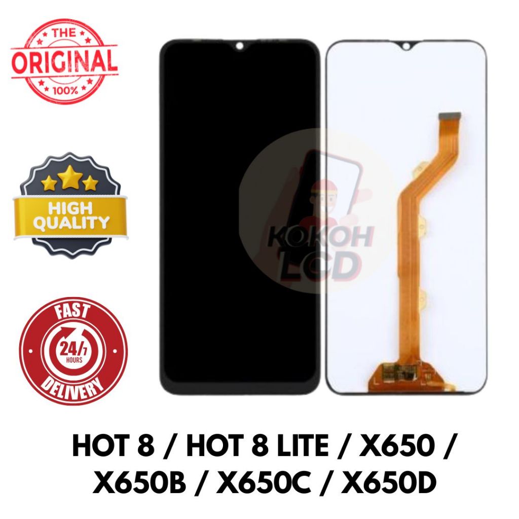 LCD INFINIX HOT 8/HOT 8 LITE