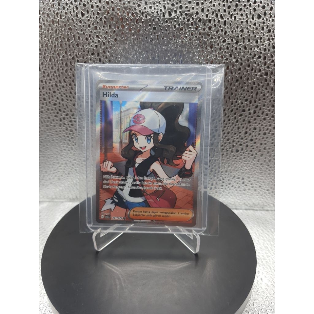 Kartu Pokemon - 2025 Pokemon Hitam & Putih Supporter #331 Hilda Trainer SR