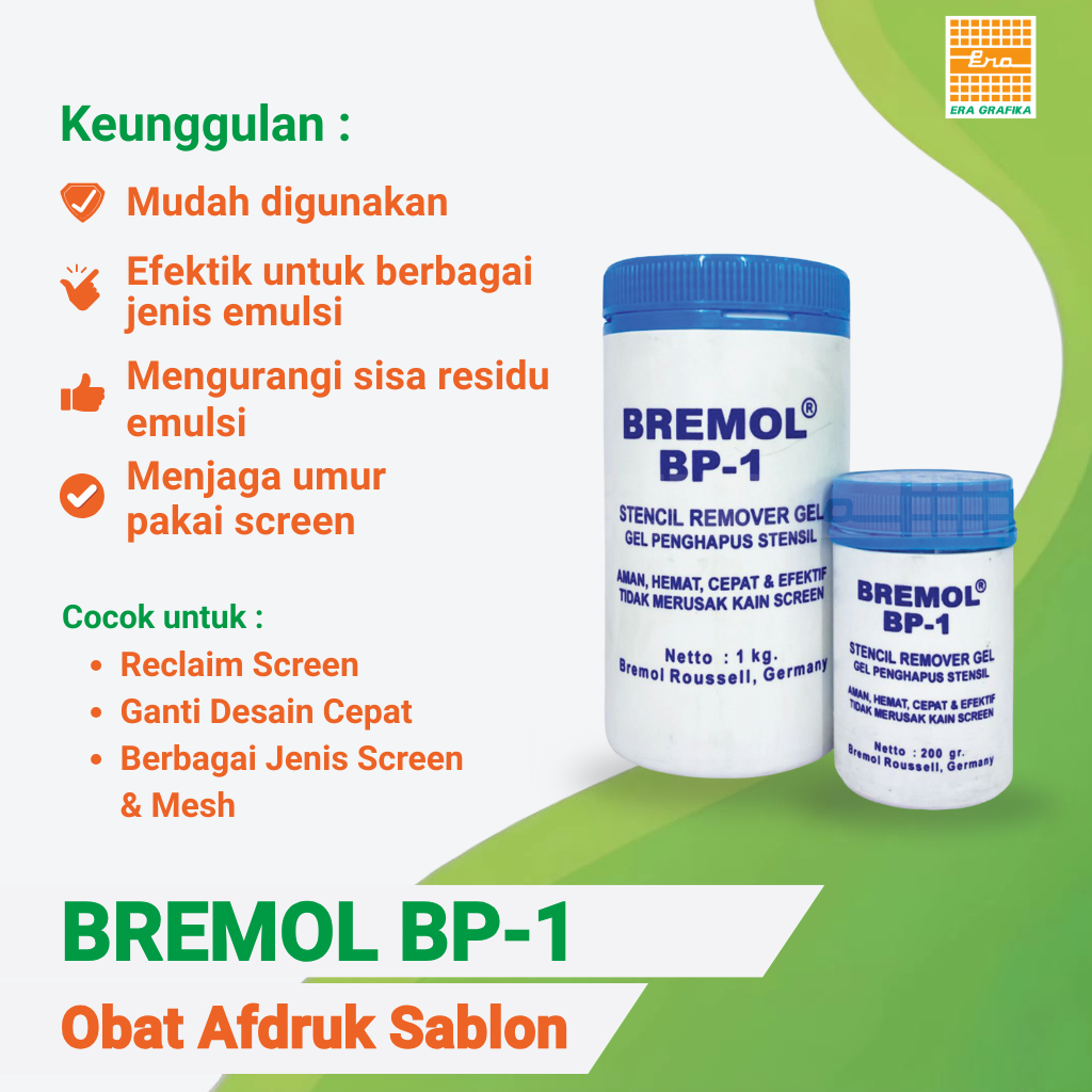 OBAT AFDRUK SABLON | BREMOL BP-1