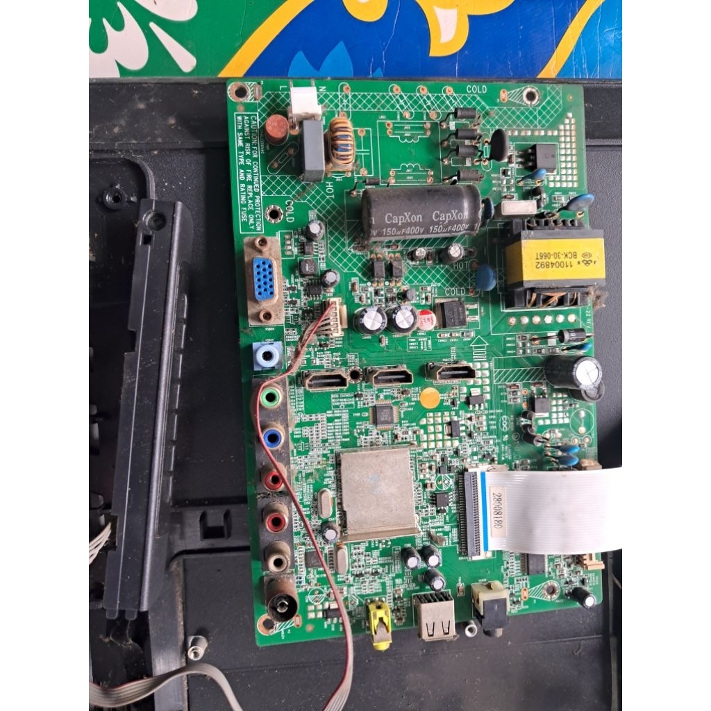 parts TV LED KONKA 32GT811, original, ex tcon error