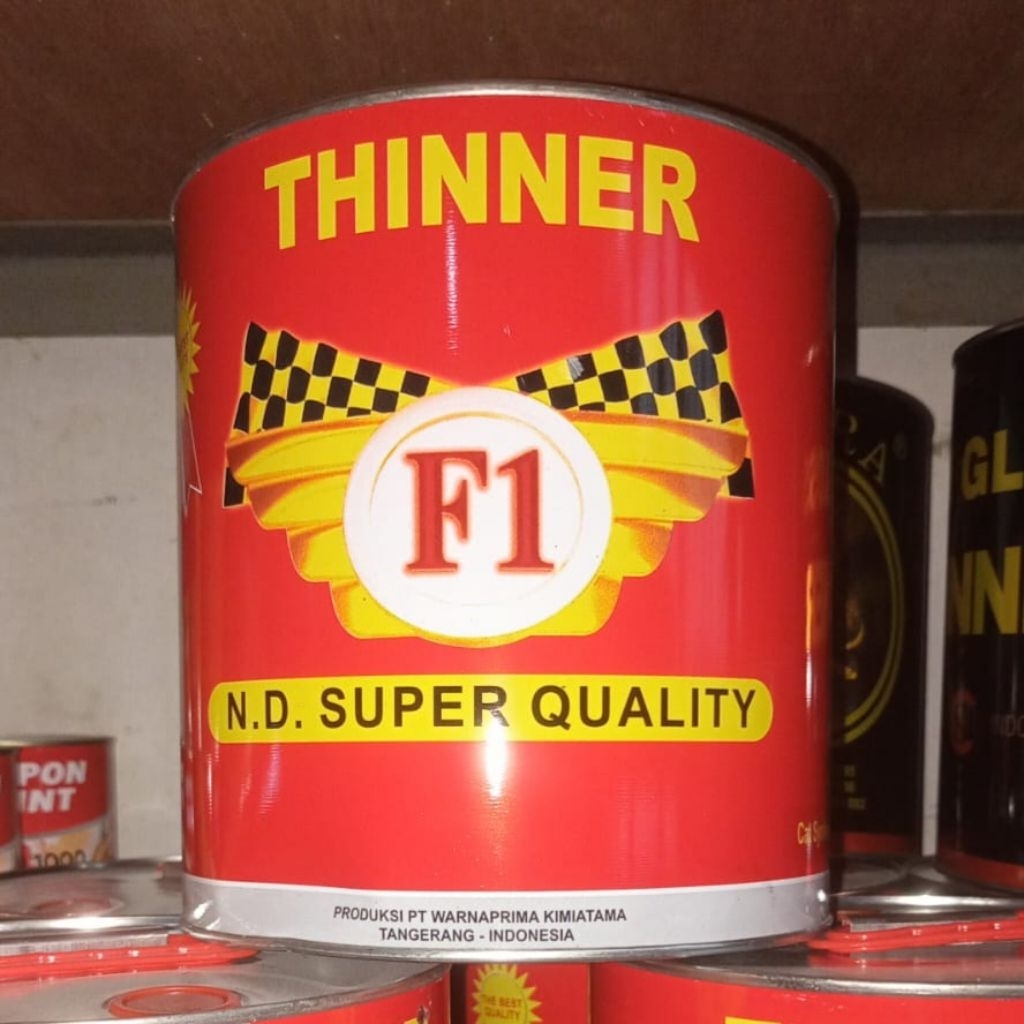 Thinner super F1 4 Ltr / tiner ND pengencer cat F One