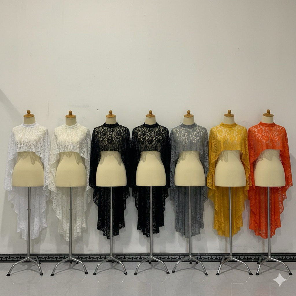 Aurelia Lace Cape Outer - Outer Kondangan - Cape Brukat - Outer Kebaya