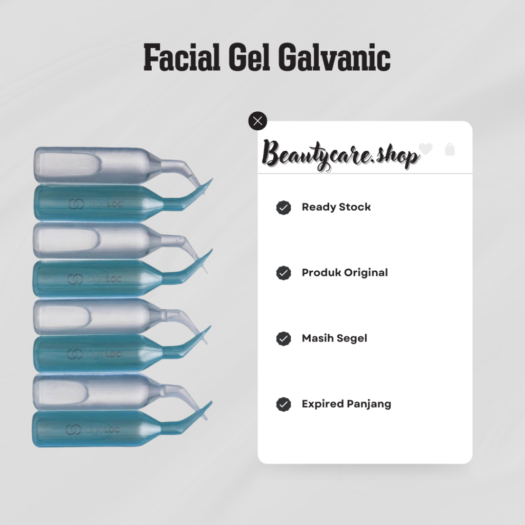Serum Wajah Gel Galva 4 Pasang Serum Galvanicc Curah 2027