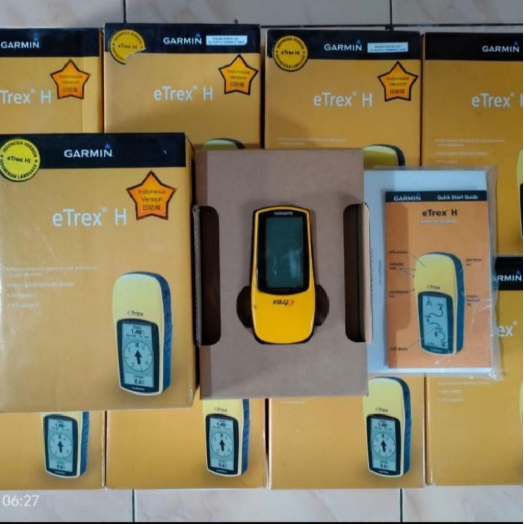 Gps Garmin Etrex Kuning Murah/ Etrex H Bekas Lengkap