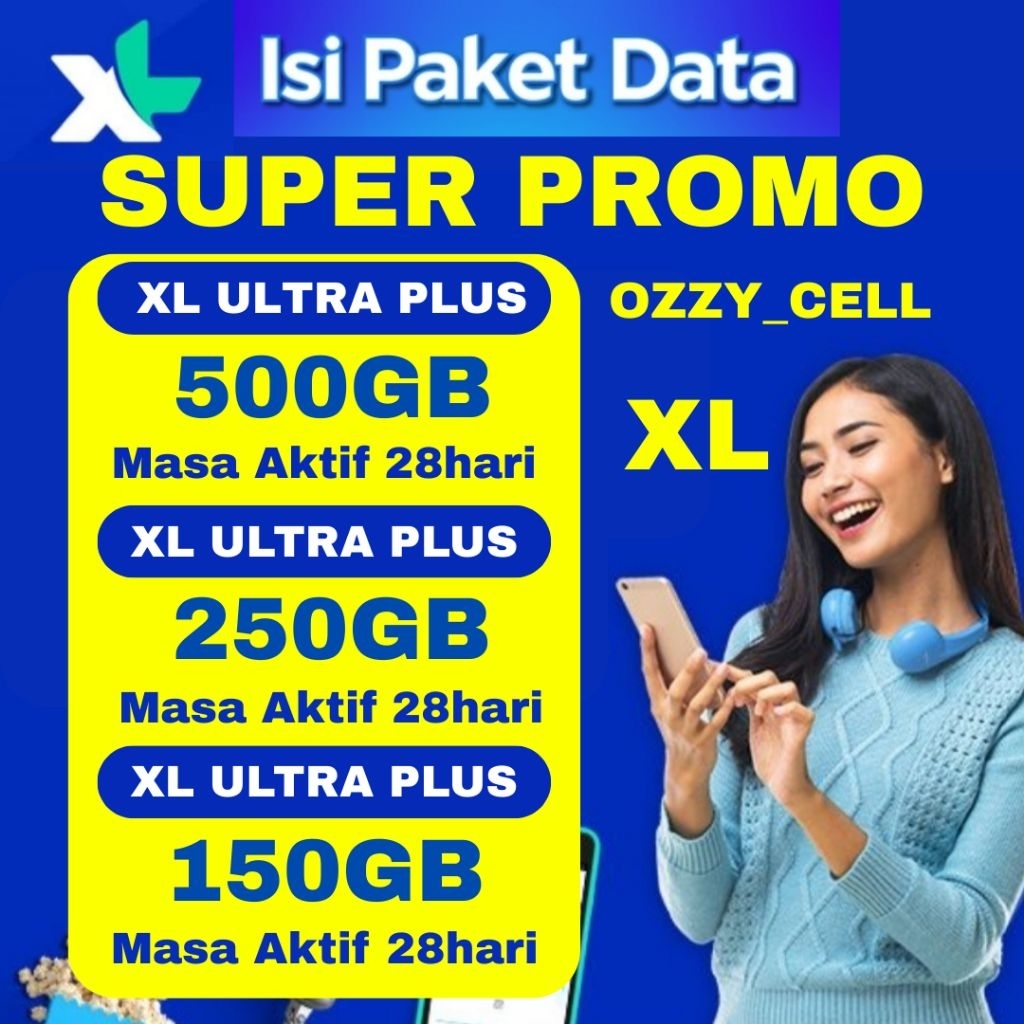 SUPER PROMO MURAH BANGET VOUCHER PAKET DATA XL XTRA COMBO FLEX UNLIMITED TURBO YOUTUB