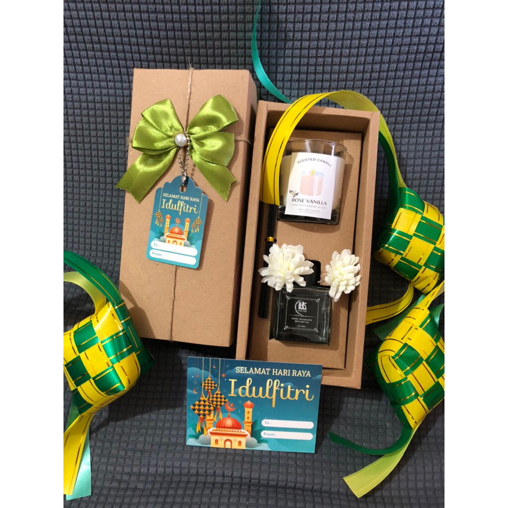 [COD] Hampers Lebaran | Hampers Idul Fitri | Hadiah Lebaran Gift | Lilin Aromaterapi Diffuser | Parc