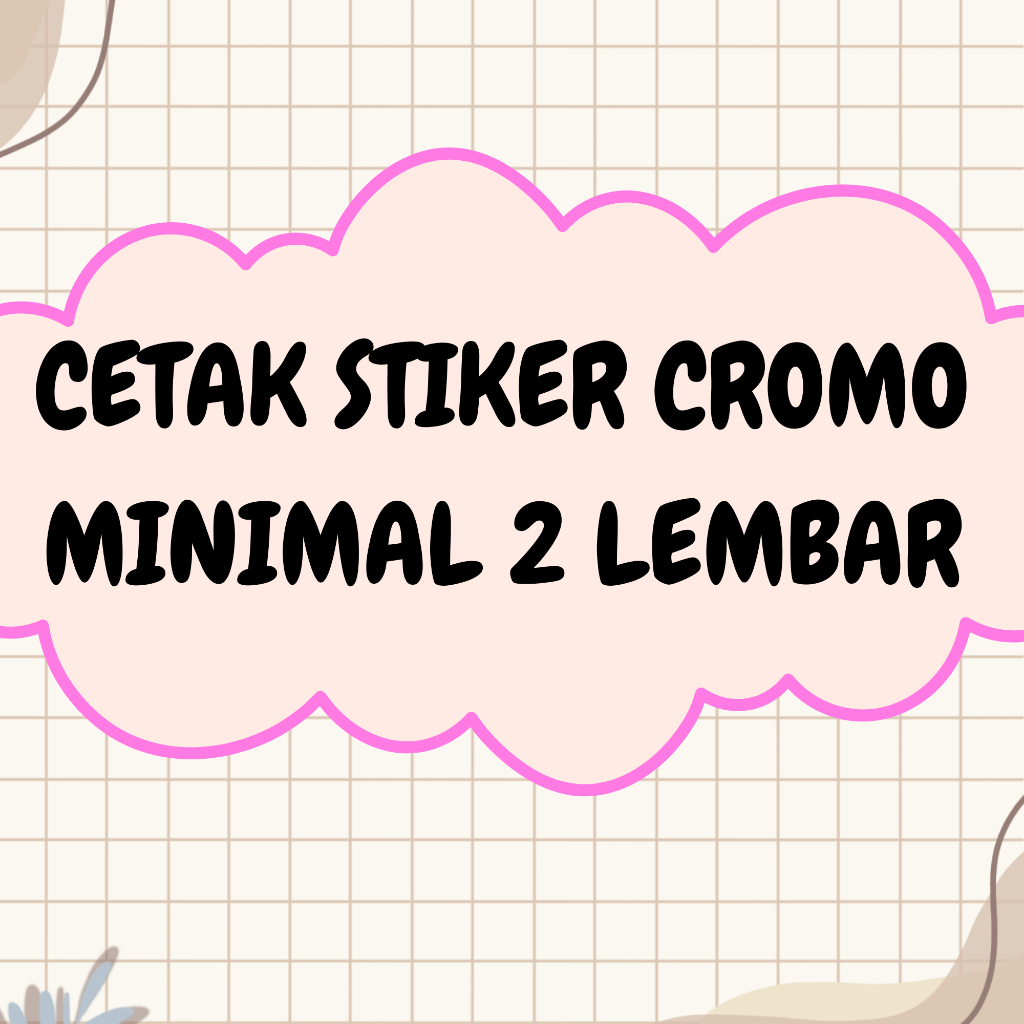 Cetak Stiker Cromo A3+