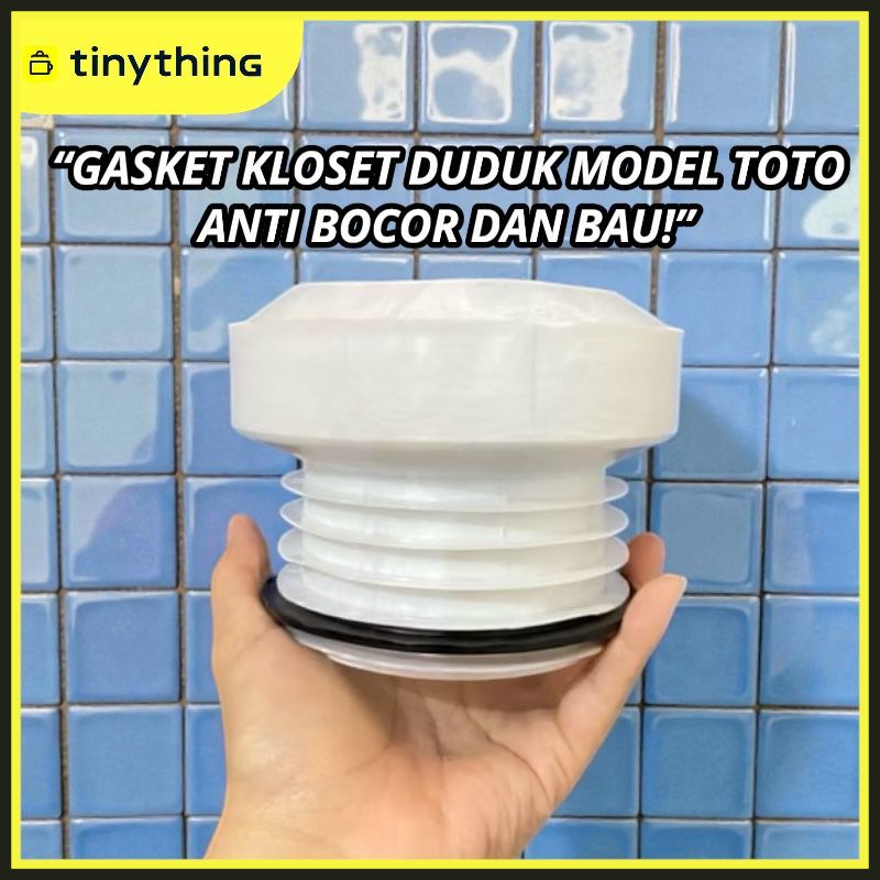 Gasket Kloset Duduk Model Toto Anti Bocor Anti Bau / Gasket Closet Duduk Toto