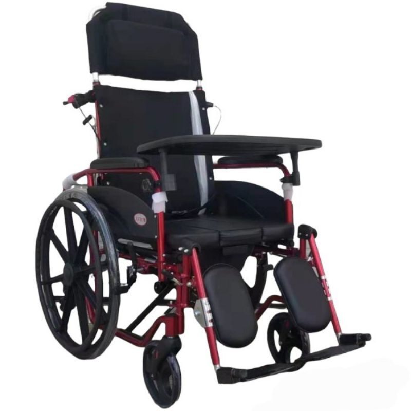 Kursi Roda Avico 5 in 1 Aluminium (Zeus) Warna Merah