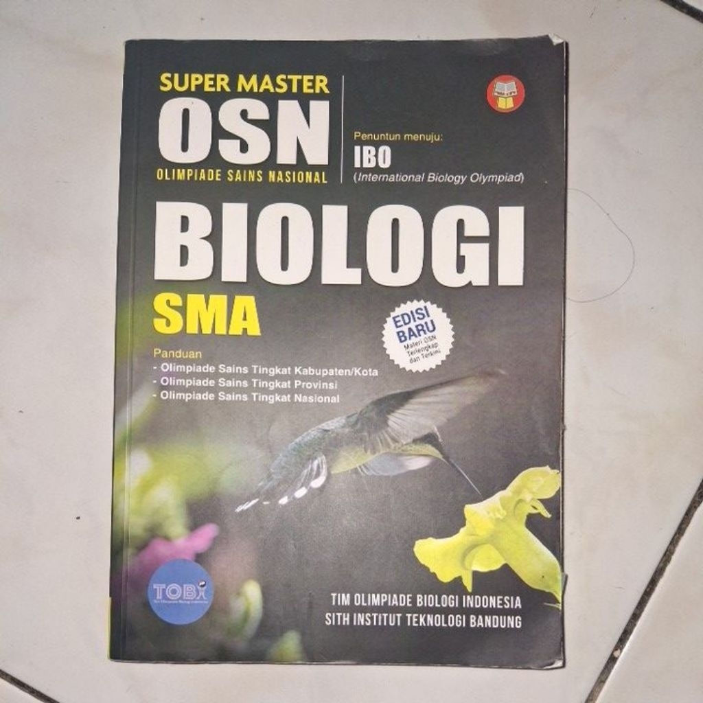 Buku OSN Biologi SMA Super Master Yrama Widya Edisi Baru (PRELOVED)- Lengkap, Terkini, dan Latihan S