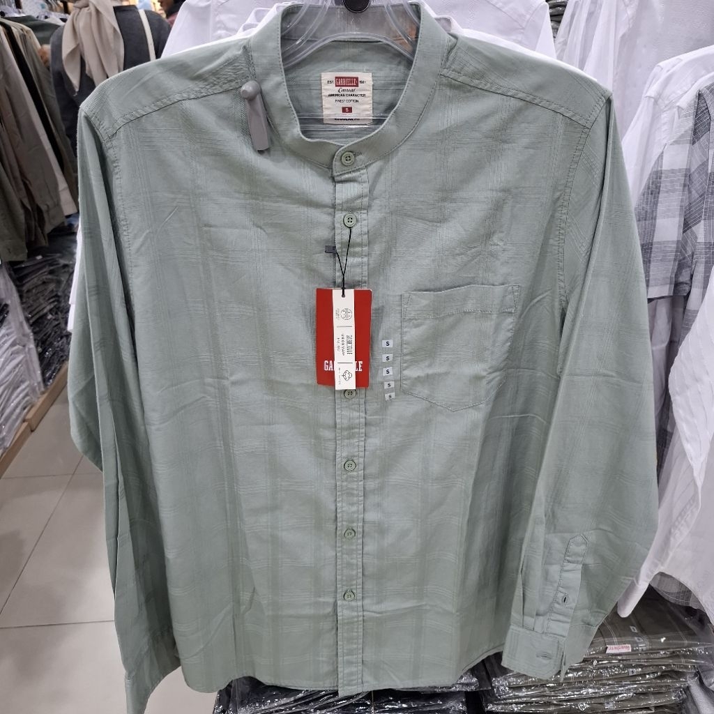 GABRIELLE KEMEJA KOKO LENGAN PANJANG tangan kancing reguler fit