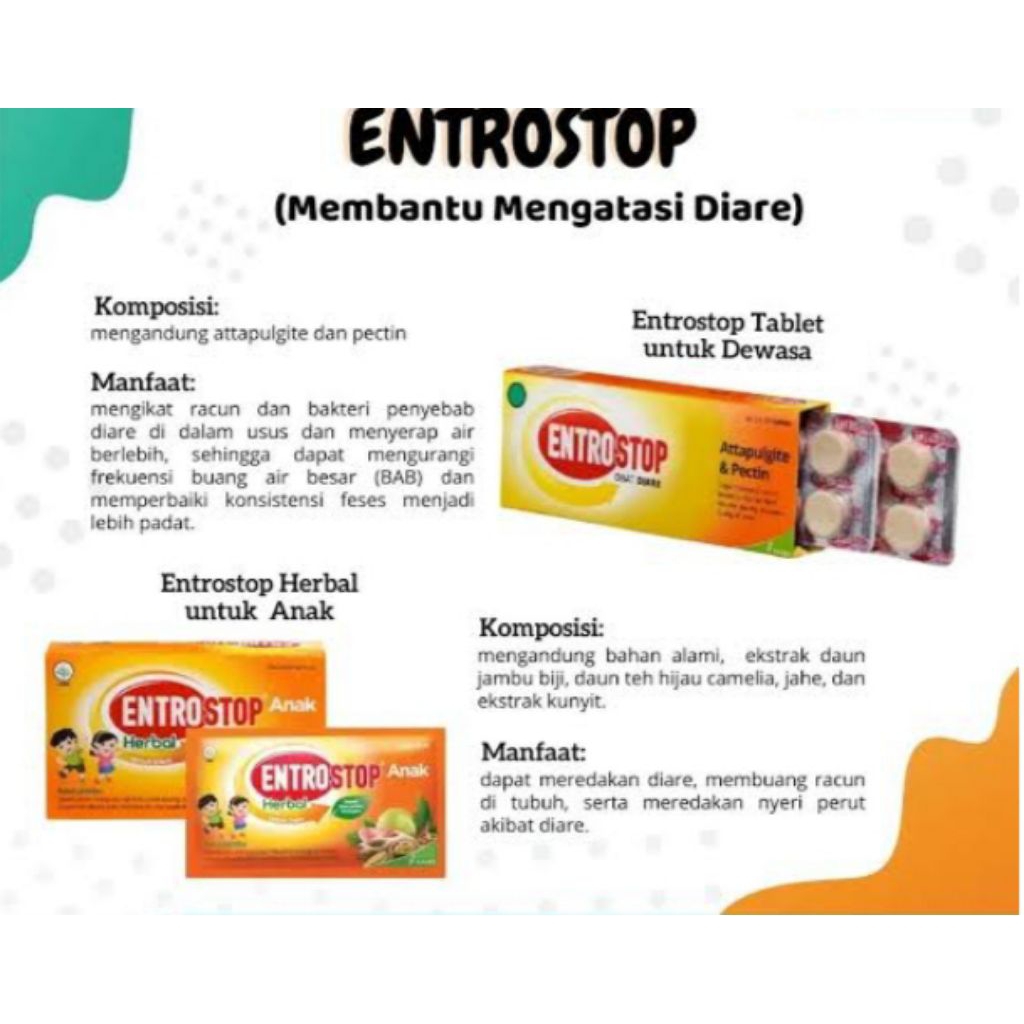 Entrostop Tablet & Cair Anak