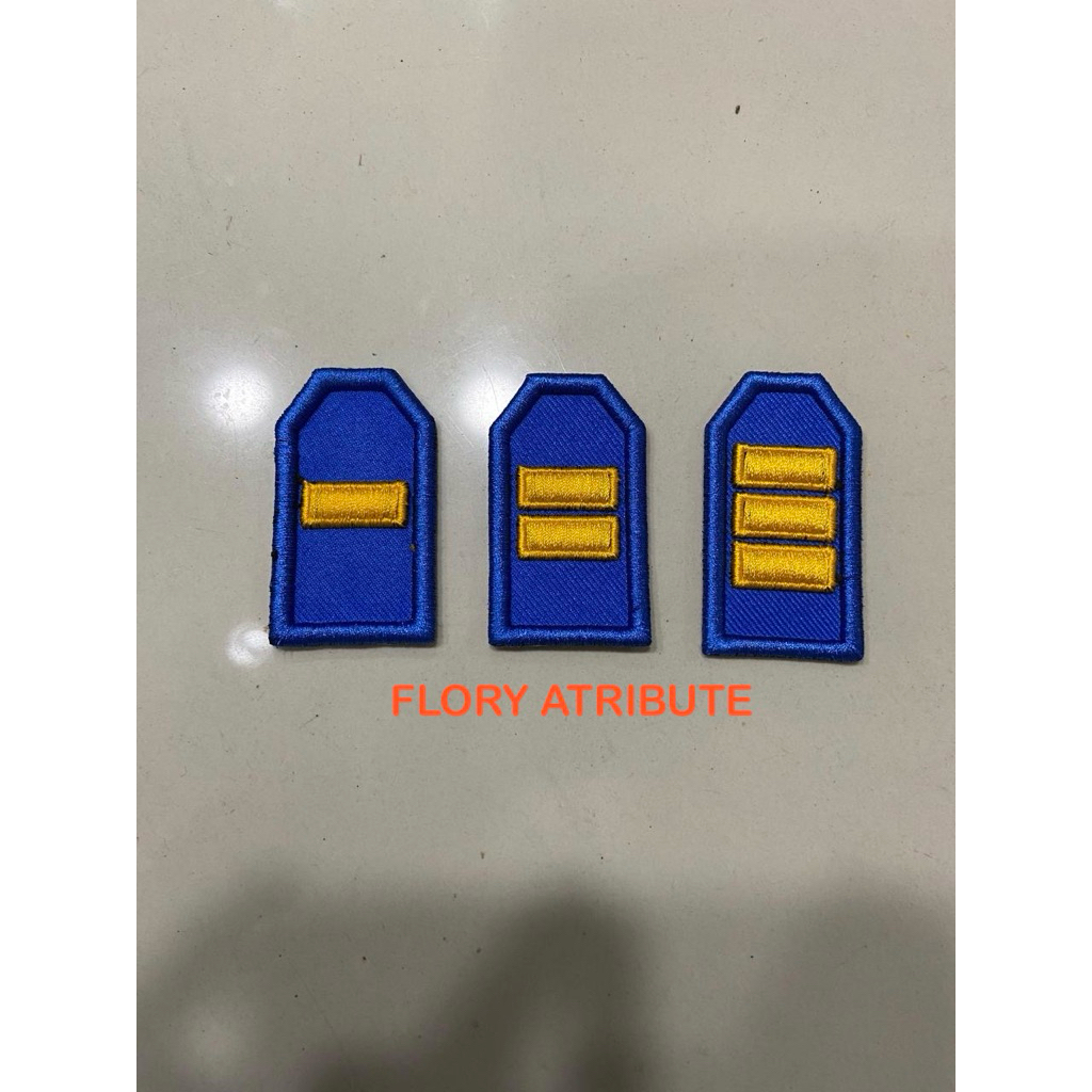 PANGKAT KERAH SERAGAM DISHUB BORDIR TIMBUL