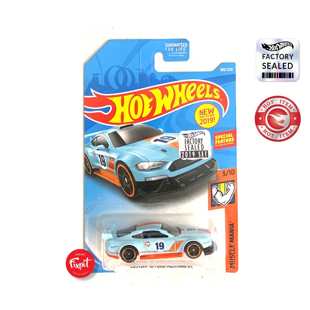 hot wheels FORD MUSTANG GT GULF factory sealed