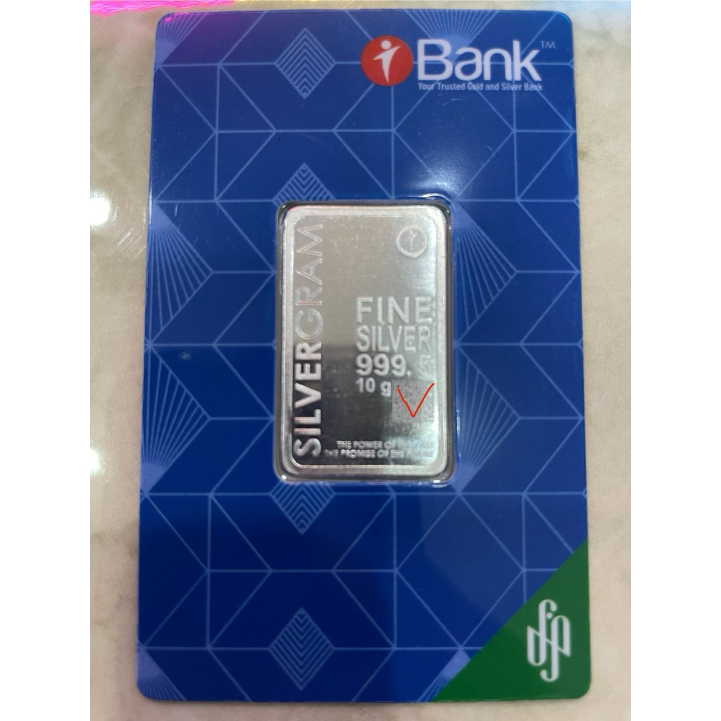 Perak Silver Batangan 10 gram Silvergram