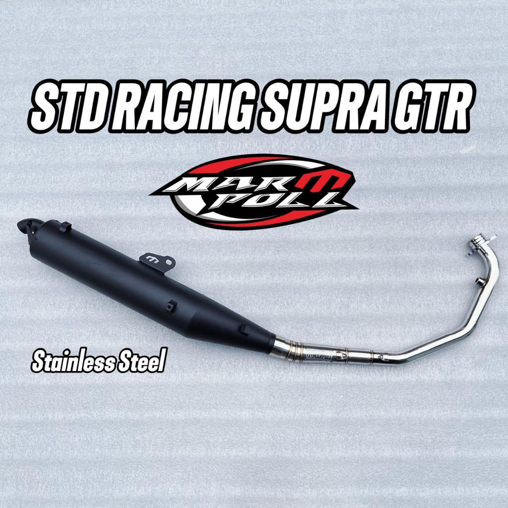 Knalpot Standar Racing Supra GTR  Sonic 150R Original Marpoll