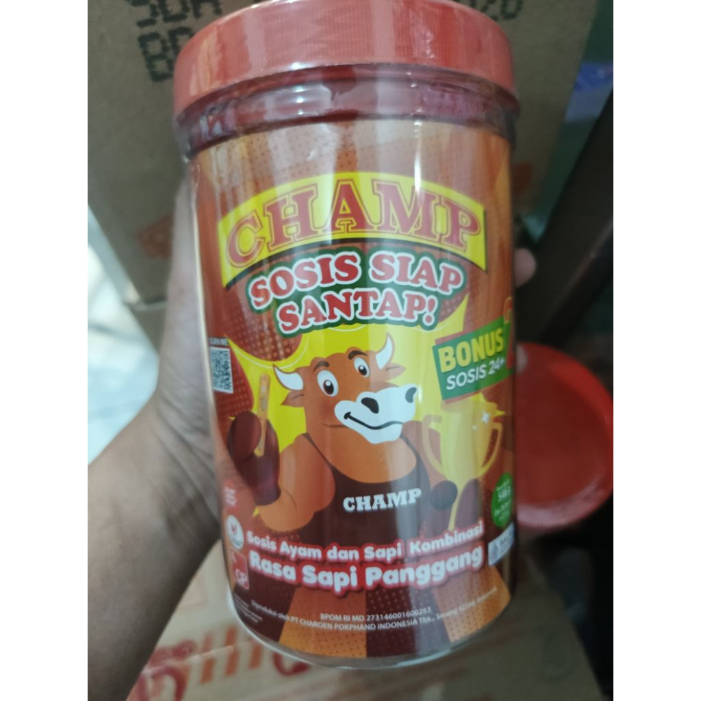*SOSIS CHAMP SIAP MAKAN 24+2* 546 gr