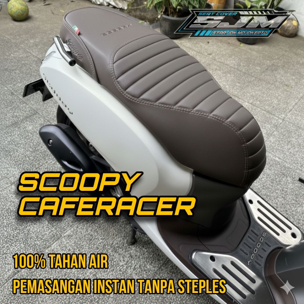 COVER JOK INSTAN CAFERACER SCOOPY