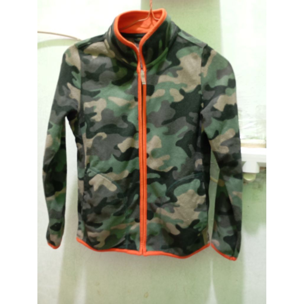 jaket anak uniqlo kids loreng