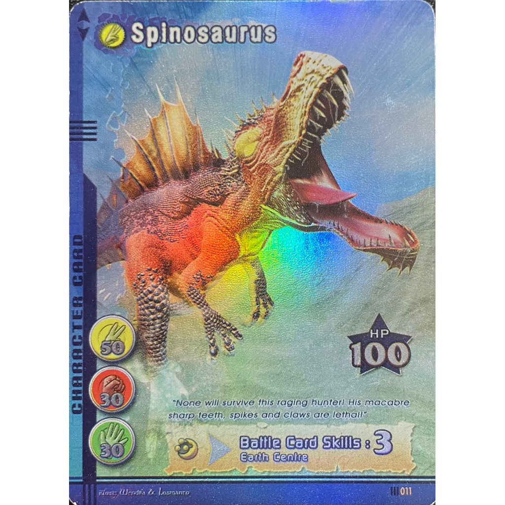 Dino Duel Masters Spinosaurus Hologram (Super Rare)