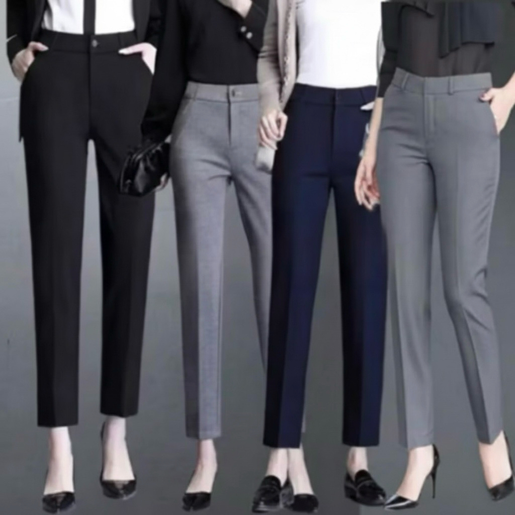 Celana Wanita Kantor Celana Wanita Formal Celana Wanita Bahan Stretch Celana Wanita Slimfit