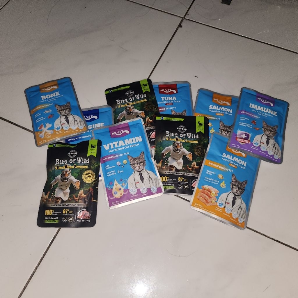 MR VET WET FOOD // BITE OF WILD WET FOOD // MEO WET FOOD // WET FOOD KUCING // CAT FOOD // WET FOOD 