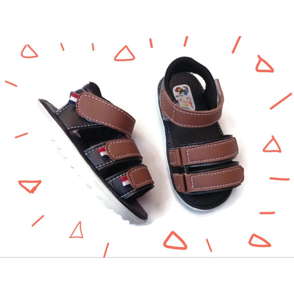 pikoobaby - Sandal anak laki laki 1 tahun 2 tahun 3 tahun / Sandal bayi laki laki 1 tahun
